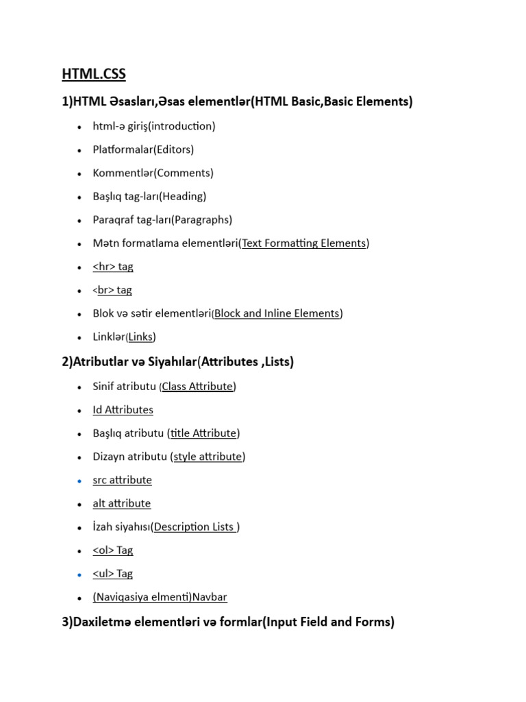 HTML CSS | PDF