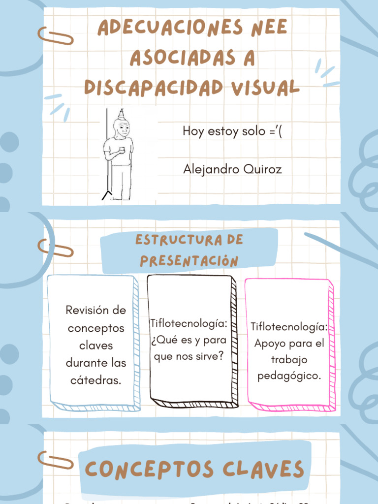 Tiflotecnología para Discapacidad Visual | PDF | Discapacidad visual ...
