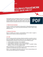 National Touring Framework Consultations Reader