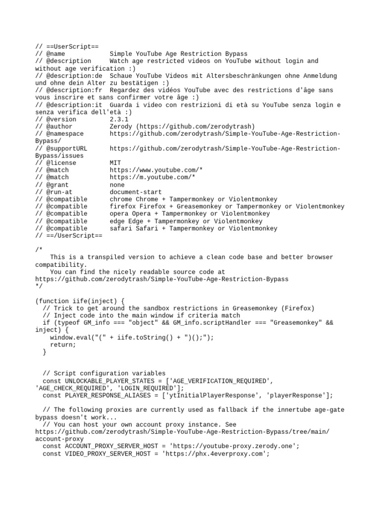 Simple youtube age restriction bypass pdf proxy server software