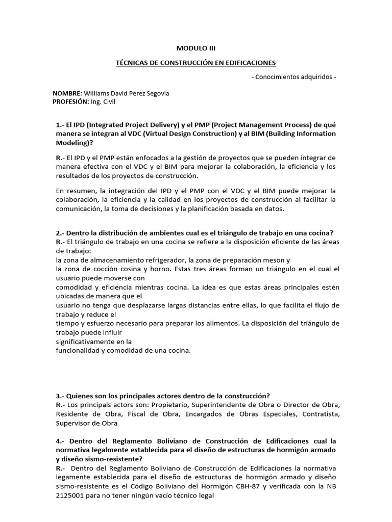 Prueba Escrita Williams Pdf