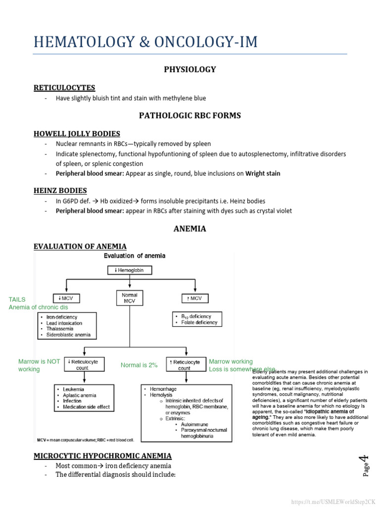 HEME ONC | Download Free PDF | Anemia | Coagulation