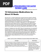 IV Piggyback Medication Administration Steps | PDF | Intravenous ...