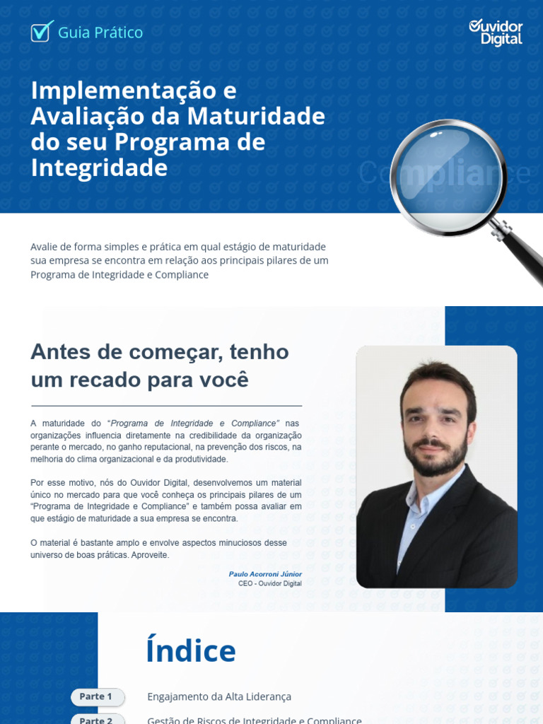 Avaliação da Maturidade em Compliance | PDF | Conformidade regulatória ...