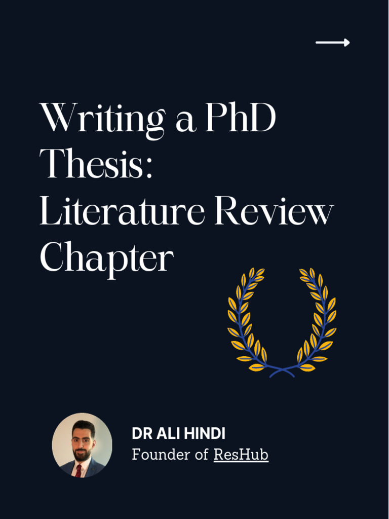 How To Write A Thesis Lit Review