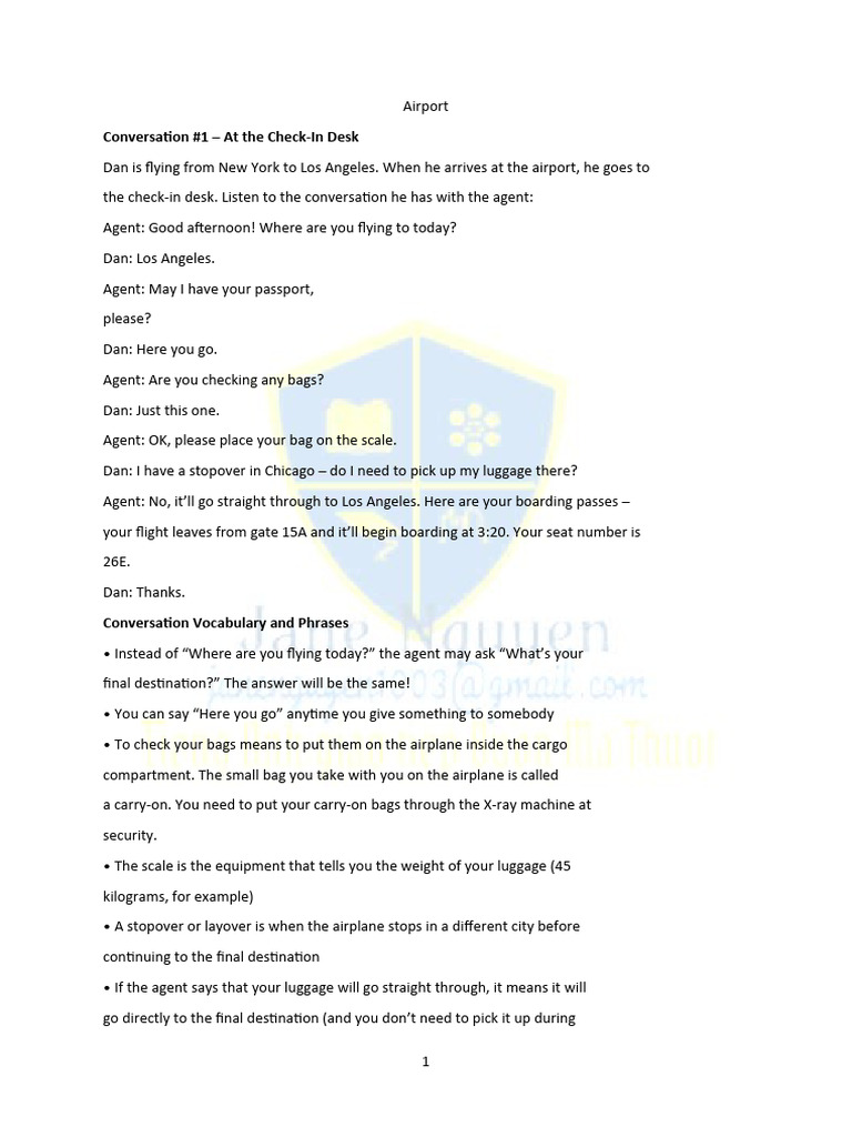 Airport | PDF | Baggage | Aviation