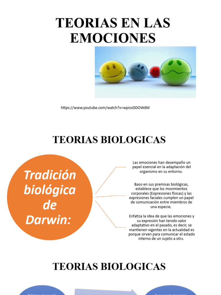 Teorías sobre las Emociones Explicadas | PDF | Las emociones ...
