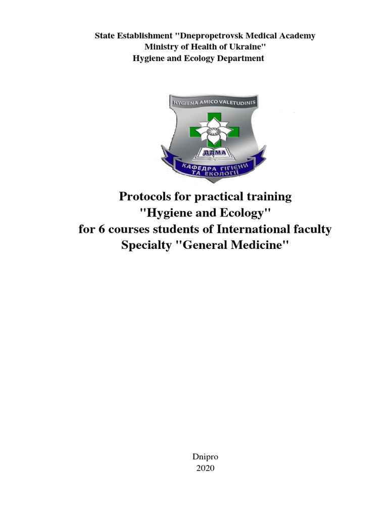 Water Hygiene Protocols For Medical Students Pdf Drinking Water