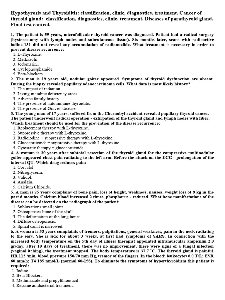 Hypothyroidism 2 | PDF | Thyroid | Hyperthyroidism