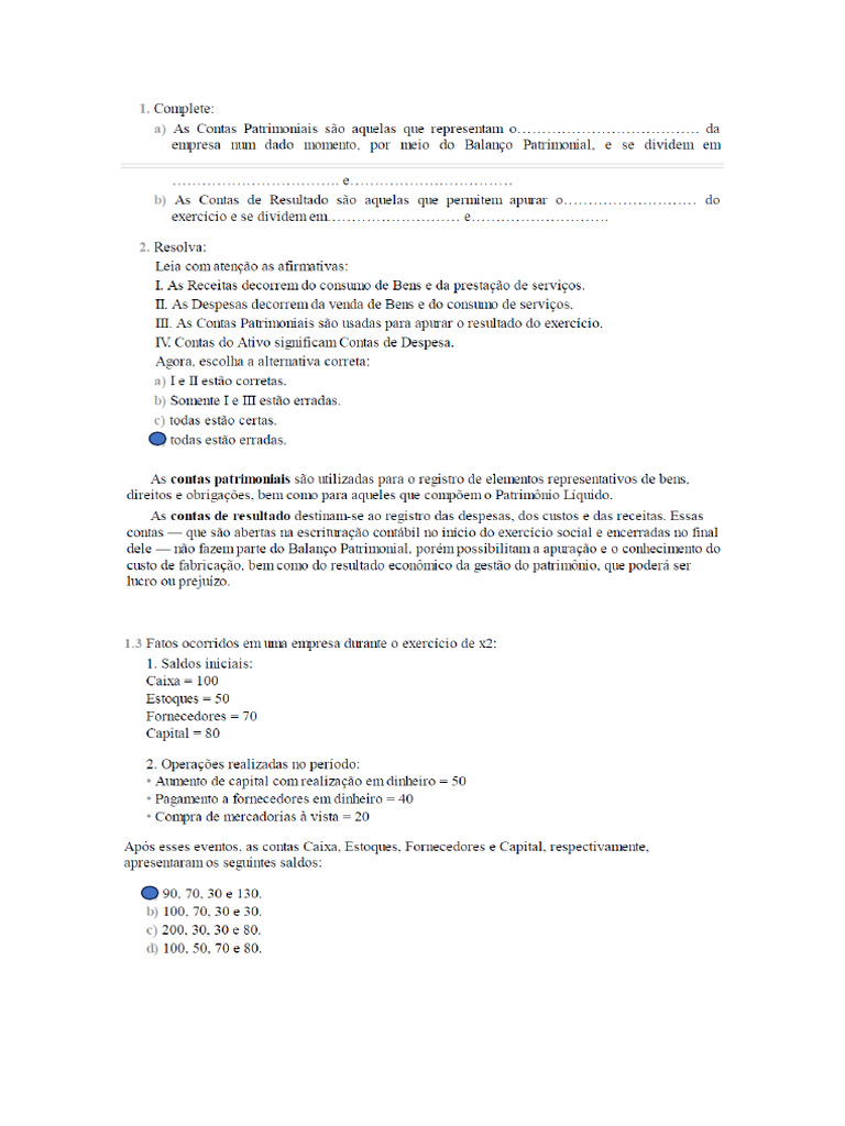 Treino Prova Conta 4 Pdf