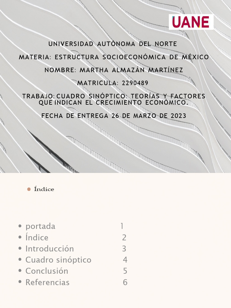 Cuadro Sinoptico Teorías y Factores Que Indican El Crecimiento | PDF ...