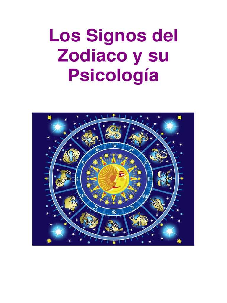 CLASE 2 - Los Signos Del Zodiaco y Su Psicología | PDF | Verdad | Zodíaco