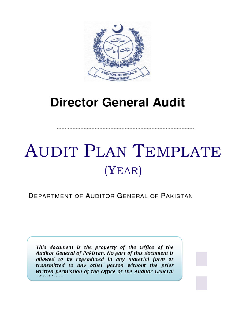 Audit Plan Template for Pakistan 2014-15 | PDF | Audit | Internal Control