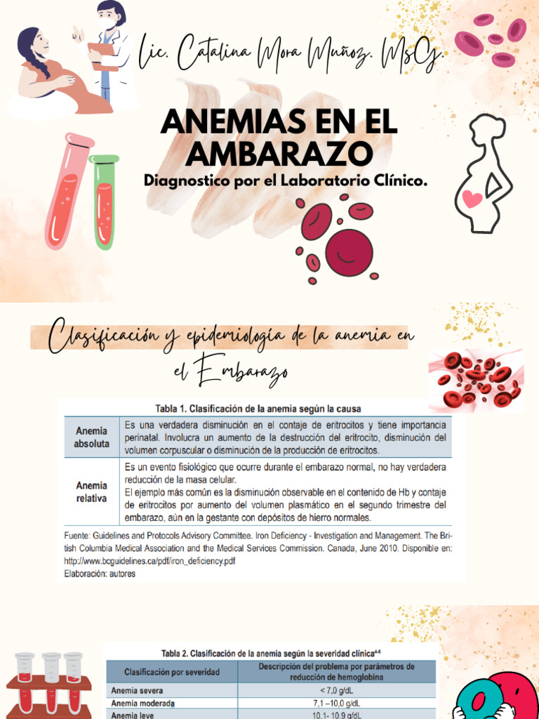 Anamias en El Embarazo - Labratorio Clinico | PDF | Especialidades ...