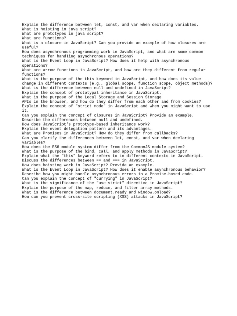 JavaScript | PDF