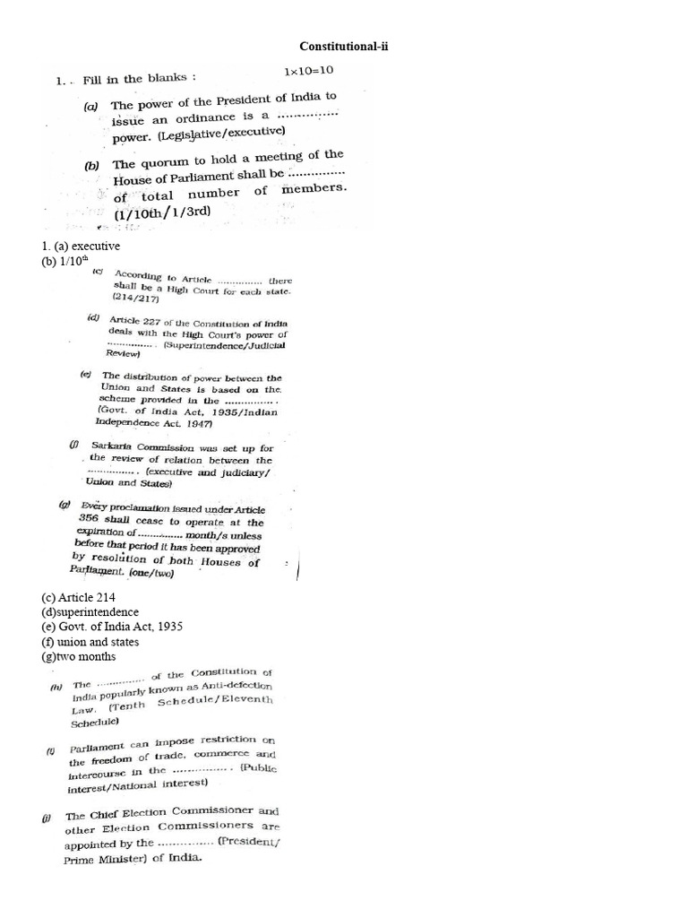 Constitutional Papers | PDF | Appeal | Voting
