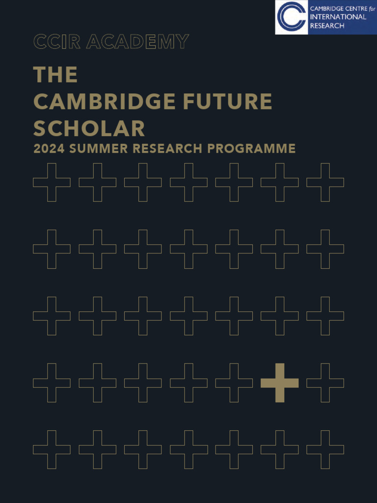 CAMBRIDGE FUTURE SCHOLARS PROGRAM intelligence overview