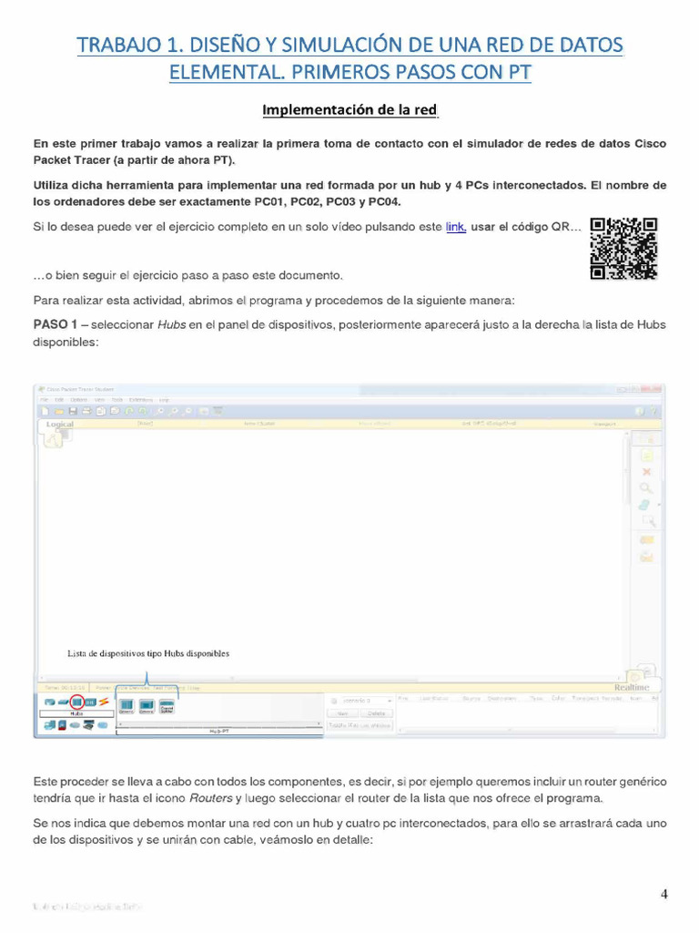 Diseño de Red en Cisco Packet Tracer | PDF | Informática | La ...