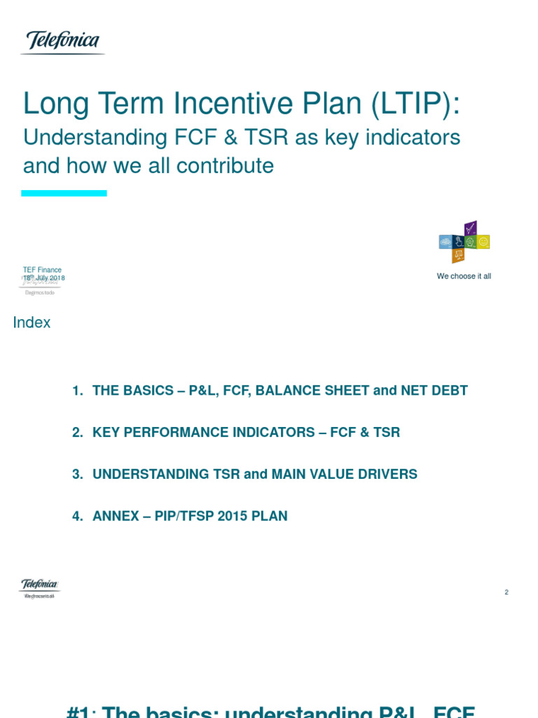 LTIP Overview: FCF & TSR Insights | PDF | Expense | Equity (Finance)