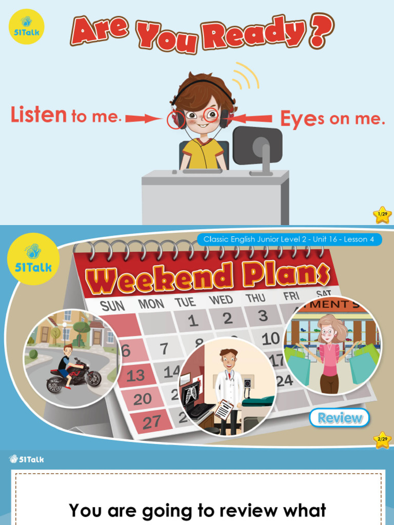 Lesson 4 周末计划 Weekend Plans Pdf