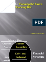 Chapter 16 - : Planning The Firm's Financing Mix