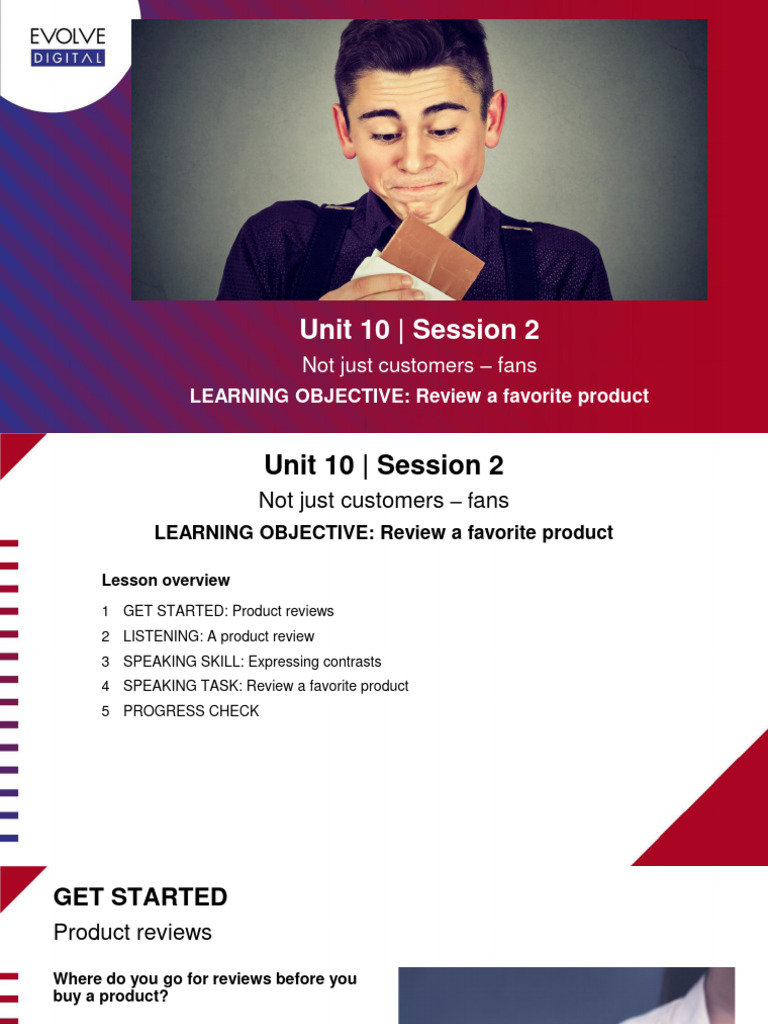 Unit 10 - Session 2: Not Just Customers - Fans | PDF | Human Communication