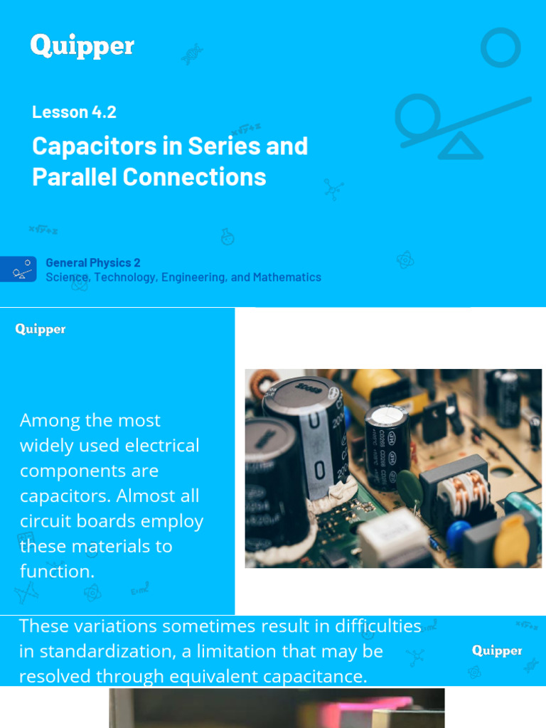 Capacitors: Series and Parallel Connections | PDF | Capacitor | Series ...