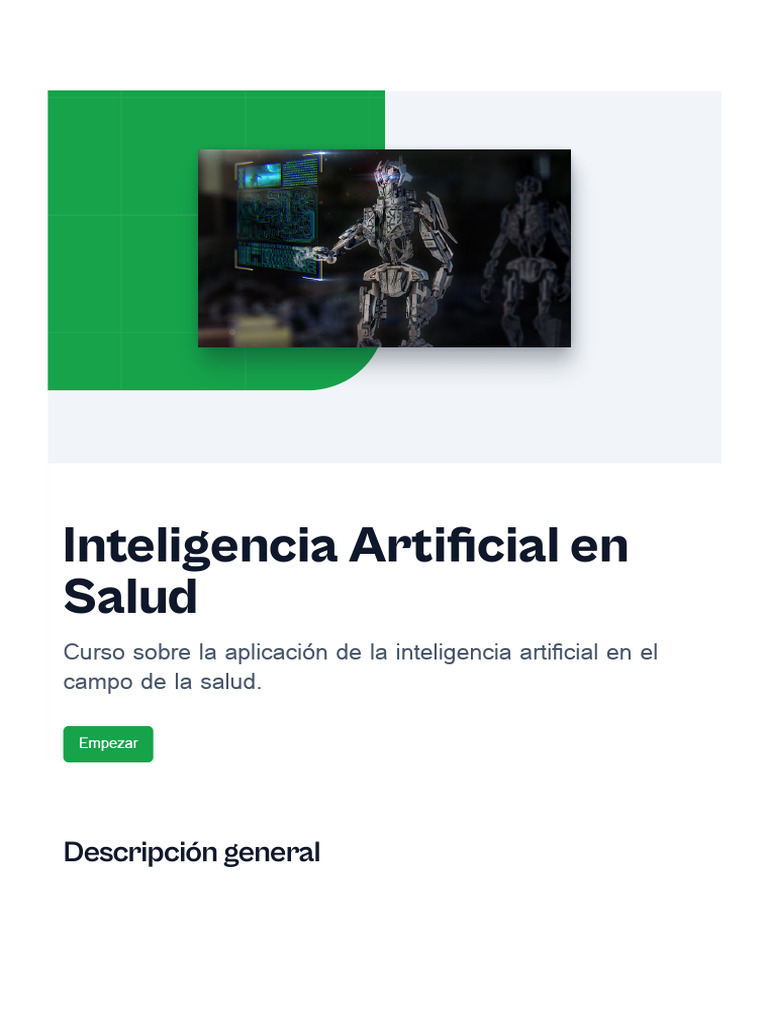 Aplicaciones de IA en Salud | PDF | Inteligencia artificial ...