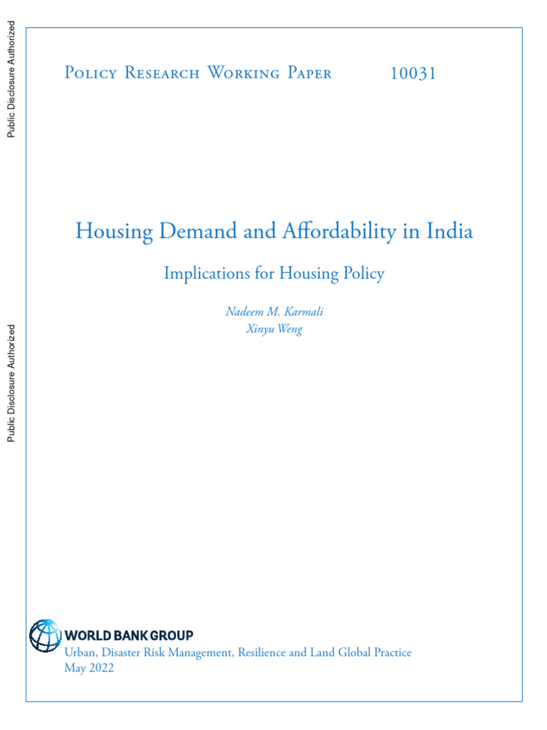 Housing Demand and Affordability in India | PDF | Demand | Affordable ...