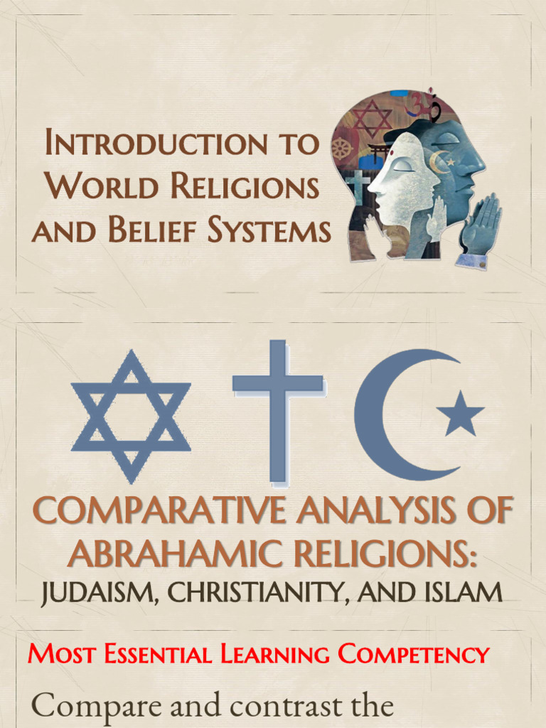 Comparative Study of Abrahamic Religions | PDF | Abrahamic Religions ...