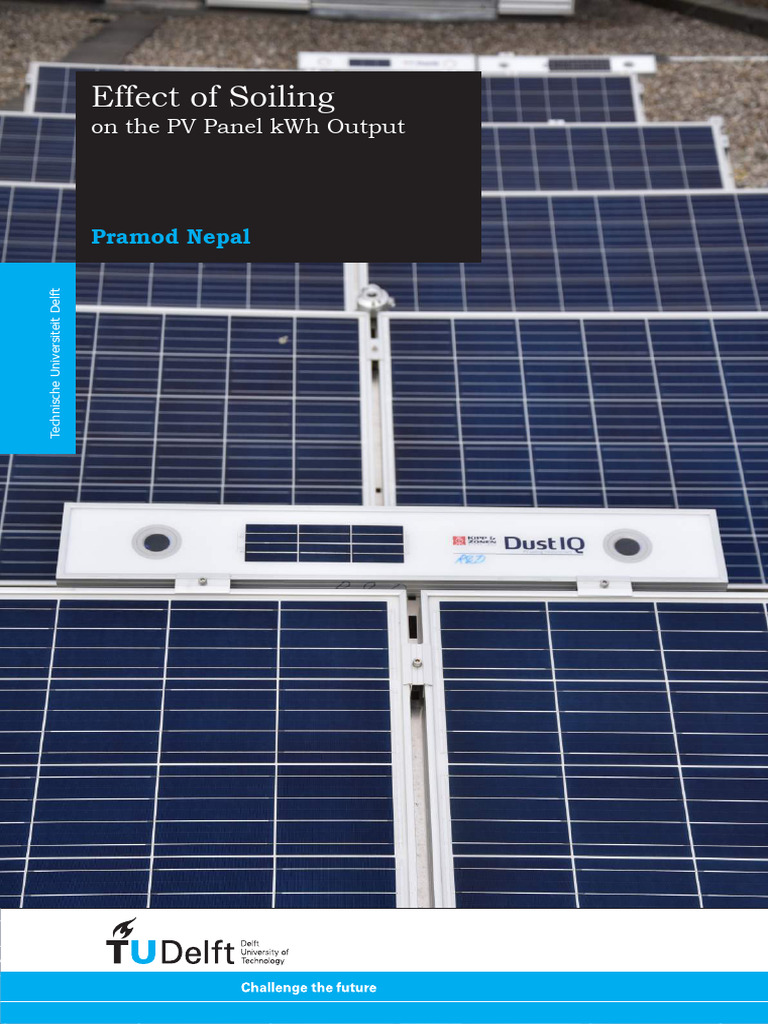 Soiling Impact on PV Output and DustIQ | PDF | Particulates | Photovoltaics