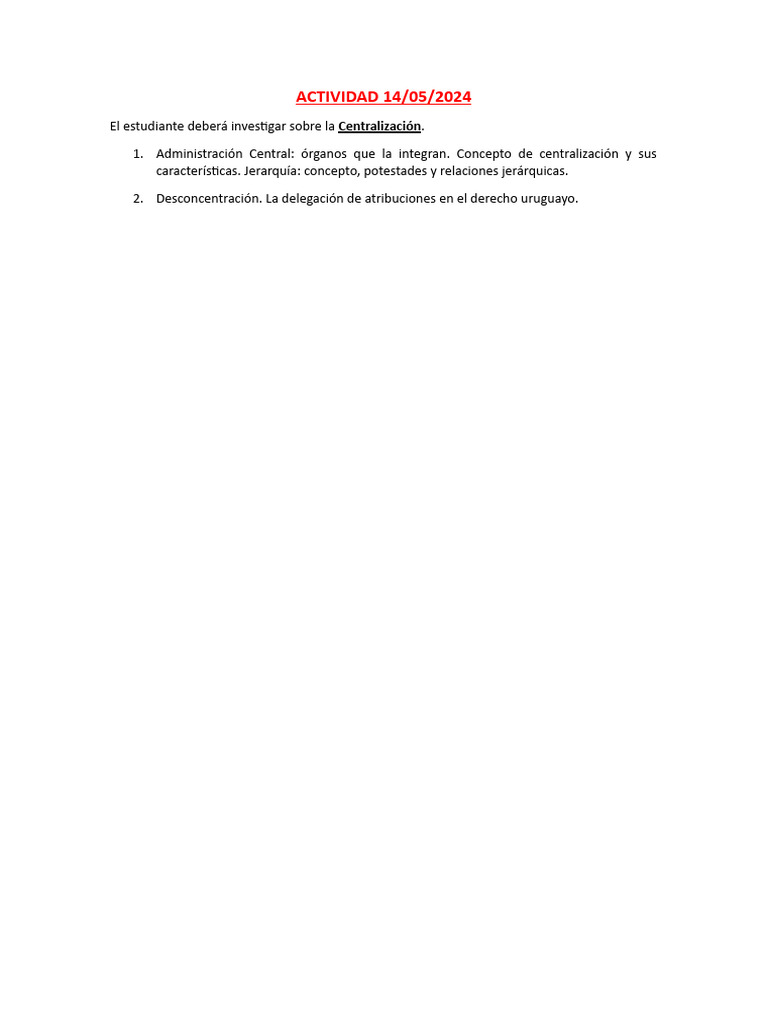 ACTIVIDAD de Fecha 14 de Mayo | PDF