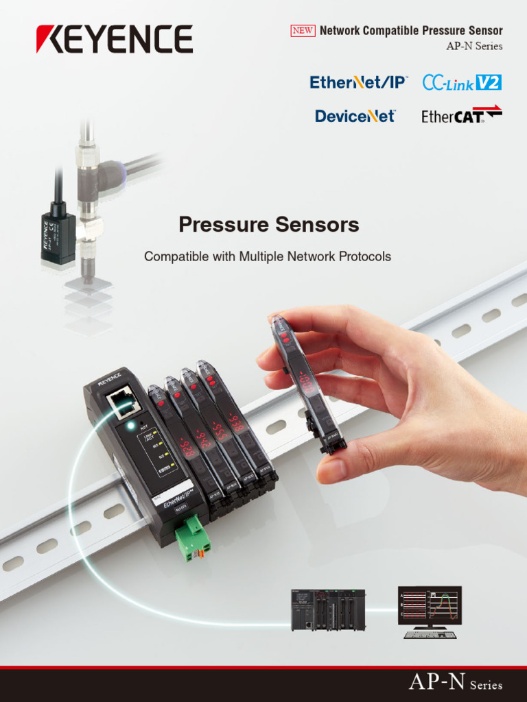 Keyence Pressure Sensors | PDF | Programmable Logic Controller | Amplifier