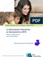 Resumen General Guatemala - "La Generación Interactiva en Iberoamérica 2010"
