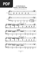 Download Secret Piano Duet Piano Sheet by Josiah Christian De Bien SN74245475 doc pdf