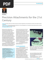 Precision Attachments in RPDs | PDF | Medical Specialties | Dentistry ...