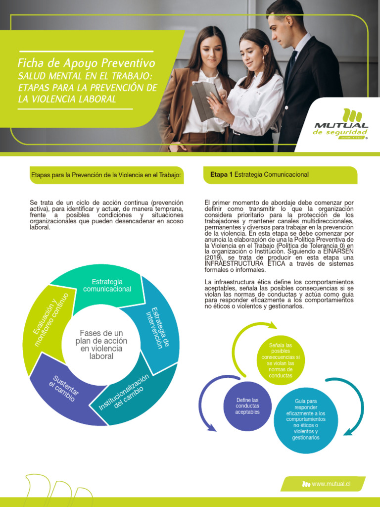 8 Ficha 5 Etapas para La Prevencion de La Violencia en El Trabajo | PDF ...