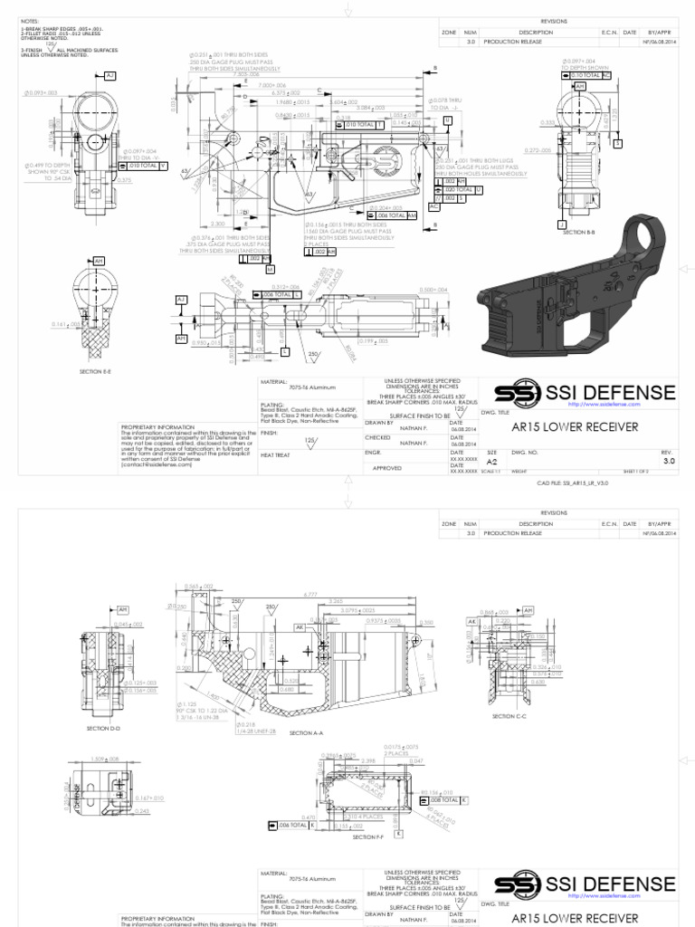Ssi Ar15 LR V3.0 | PDF | Building Materials | Crafts