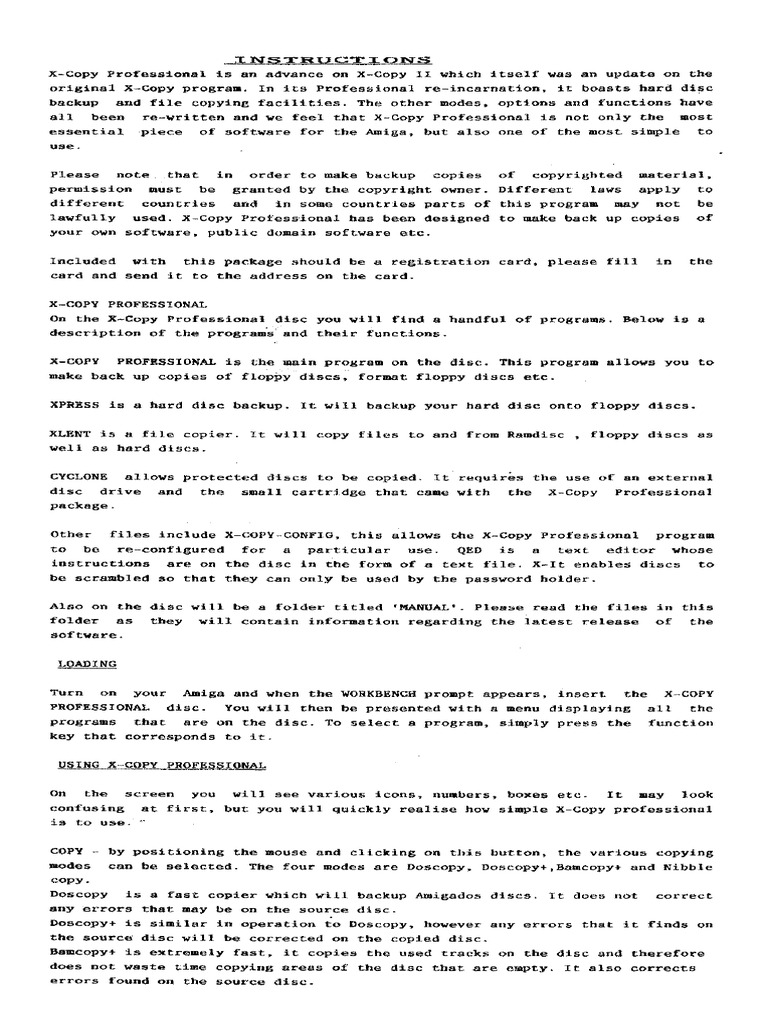 Xcopy tng manual eng pdf