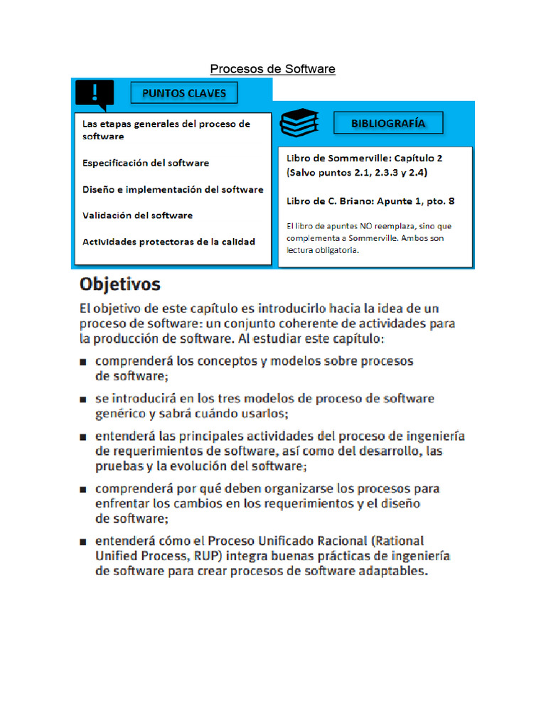 Procesos y Actividades de Software | PDF | Software | Calidad (comercial)