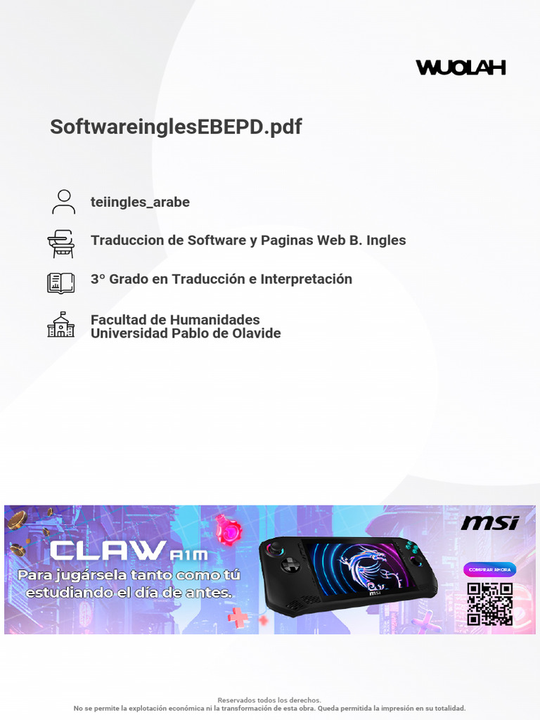 softwareinglés | PDF | Software de la aplicacion | Programación