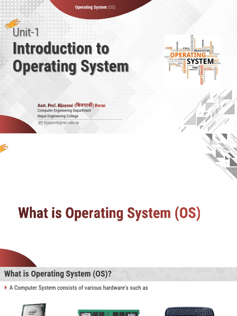 Chapter 1 Types and Structure of Operating System | PDF | Operating ...
