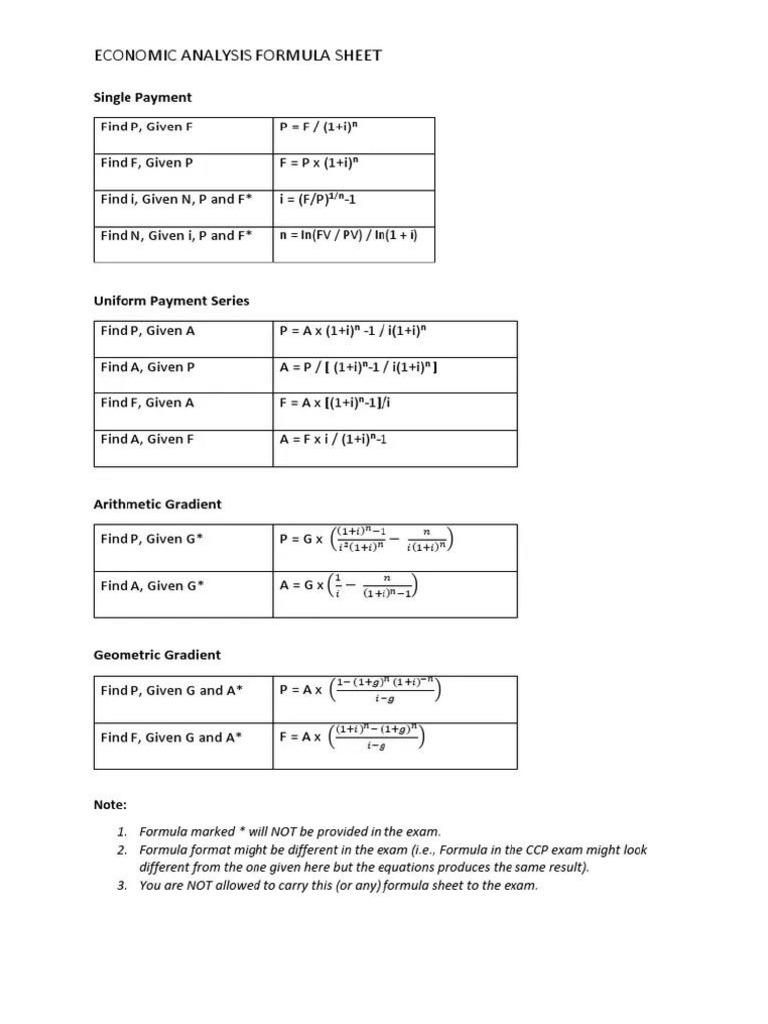 Formula CCP | PDF
