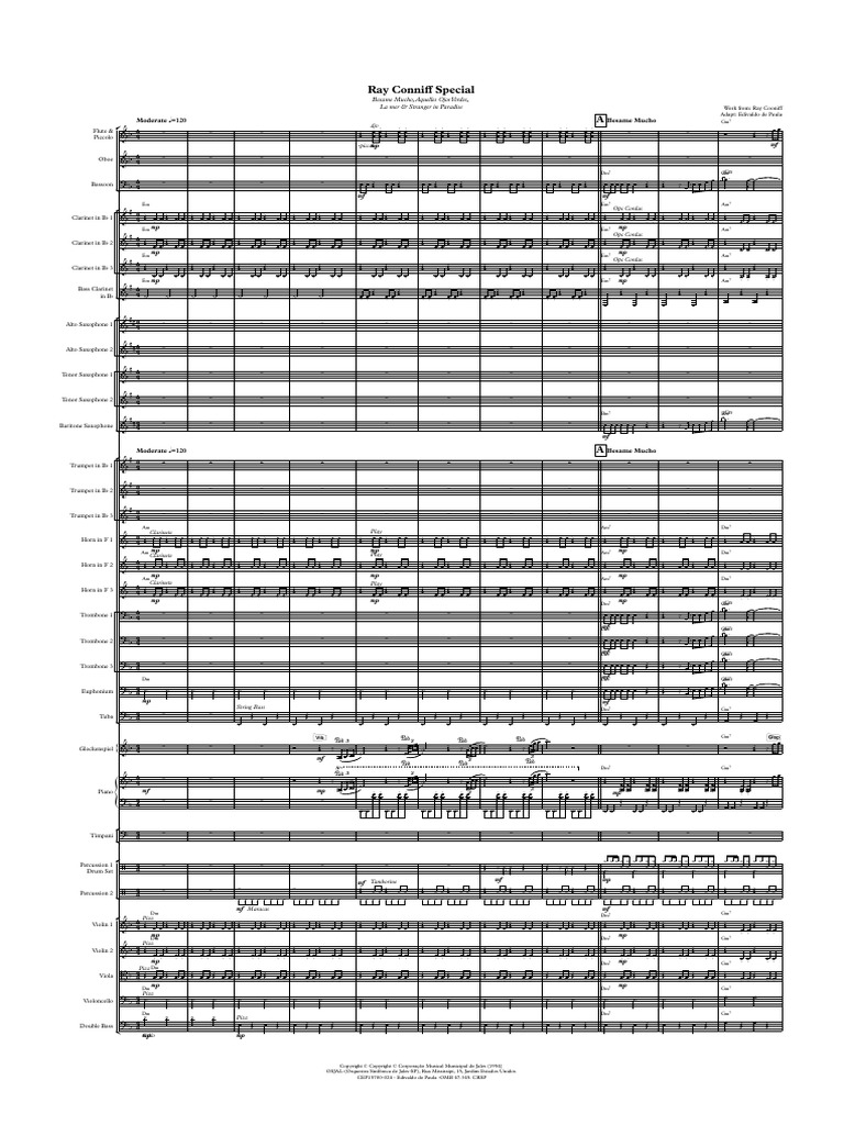 Ray Conniff Special - Score and Parts | PDF | Instruments de musique