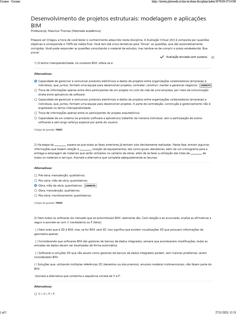 Projetos Estruturais e Modelagem BIM | PDF | BIM | Programas