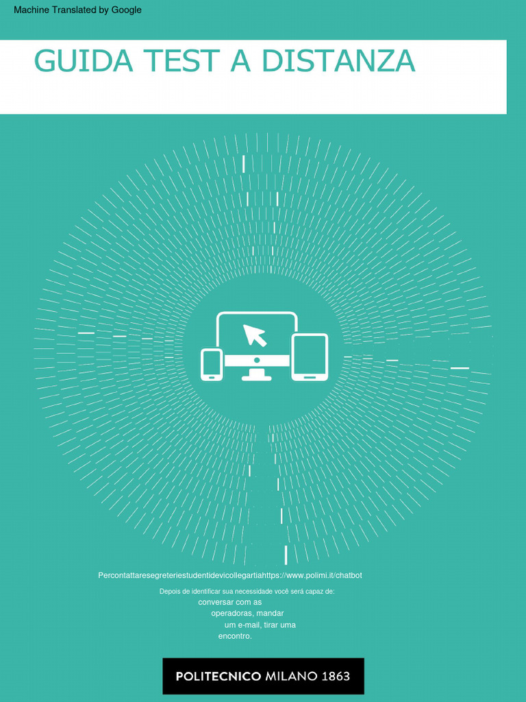 Guida Test A Distanza Politecnico Milano | PDF | Internet | Tablets