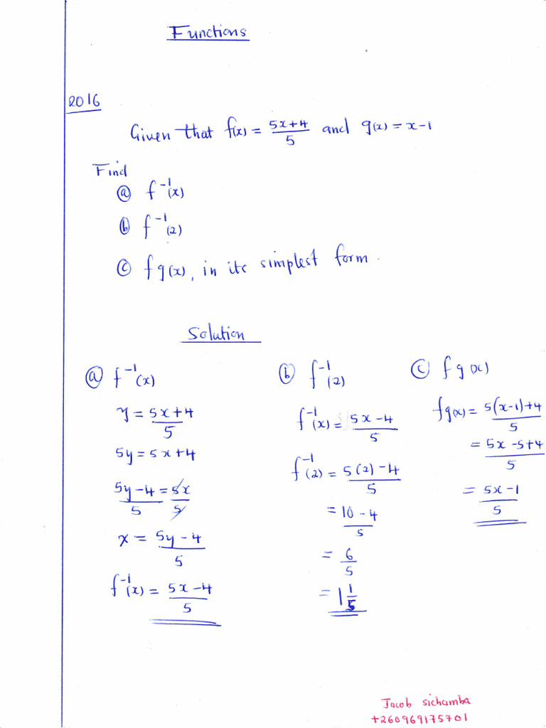 Functions | PDF