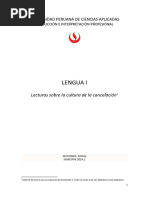 Cultura de La Cancelacion | PDF | Justicia | Crimen y violencia