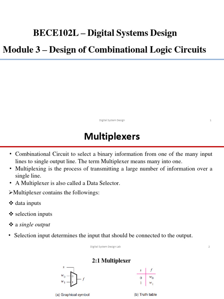 7-MUX, DeMUX, Encoder and Decoder Circuits-07!06!2024 | PDF | Binary ...