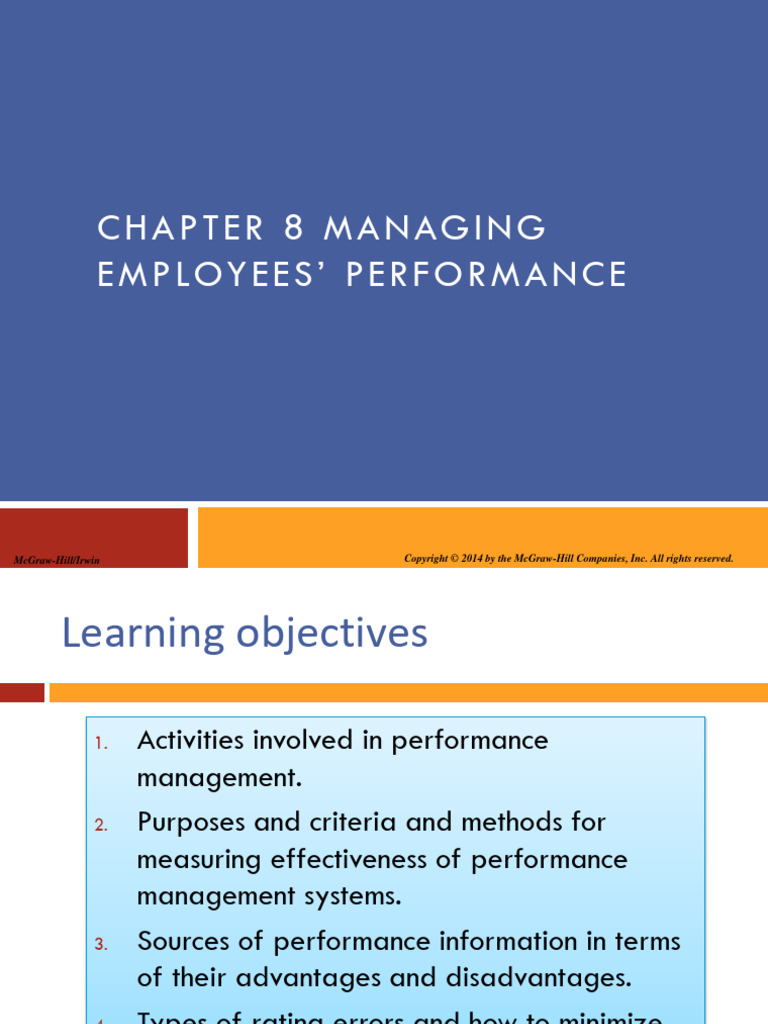 Chapter 8 - Noe Et Al. - Performance Management - Edited by DR - Nhat ...